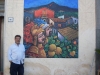 Murale- Paesaggio siciliano con pupi