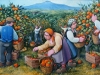 Arance di Sicilia cm. 40x80